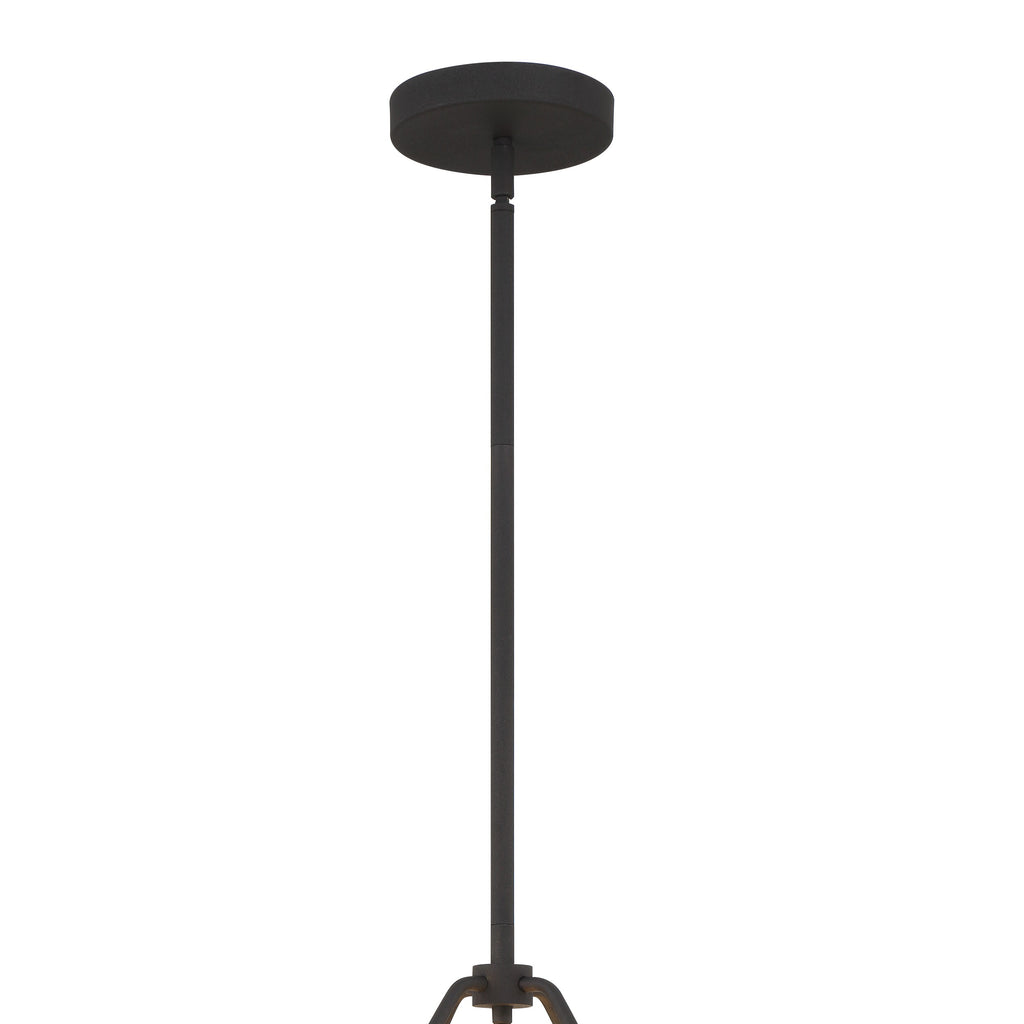 Crystorama Crystorama Kendal 6 Light Black Forged Chandelier