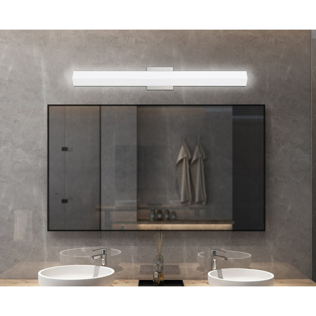 INTEGRATED LED 39W, 3500 LUMEN, 80 CRI DIMMABLE VANITY LIGHT WITH ACRYLIC DIFFUSER Cal Lighting