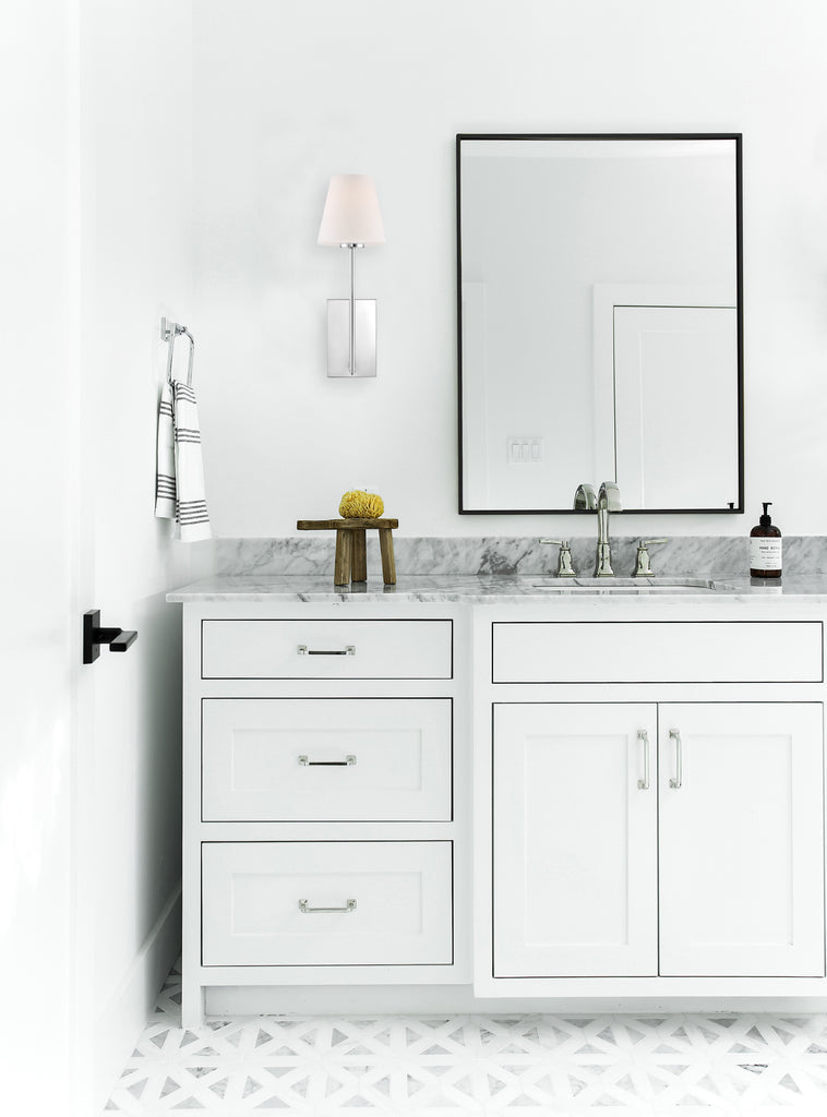 Crystorama Crystorama Lena 1 Light Polished Chrome Sconce