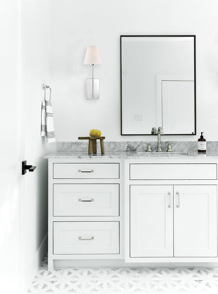 Crystorama Crystorama Lena 1 Light Polished Chrome Sconce