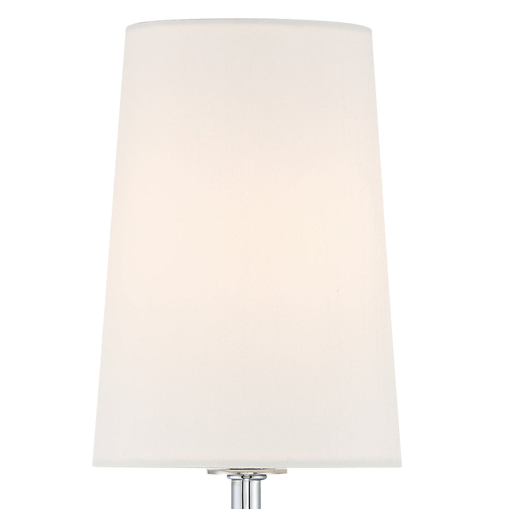 Crystorama Crystorama Lena 1 Light Polished Chrome Sconce