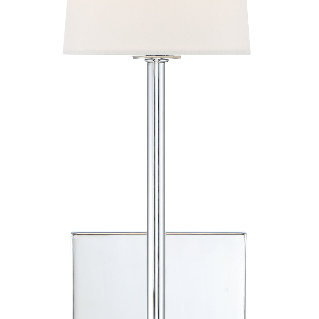 Crystorama Crystorama Lena 1 Light Polished Chrome Sconce