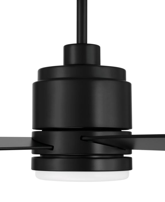 ##Antique Hardware## 52" McCoy 4-Blade in Flat Black w/ Flat Black Blades