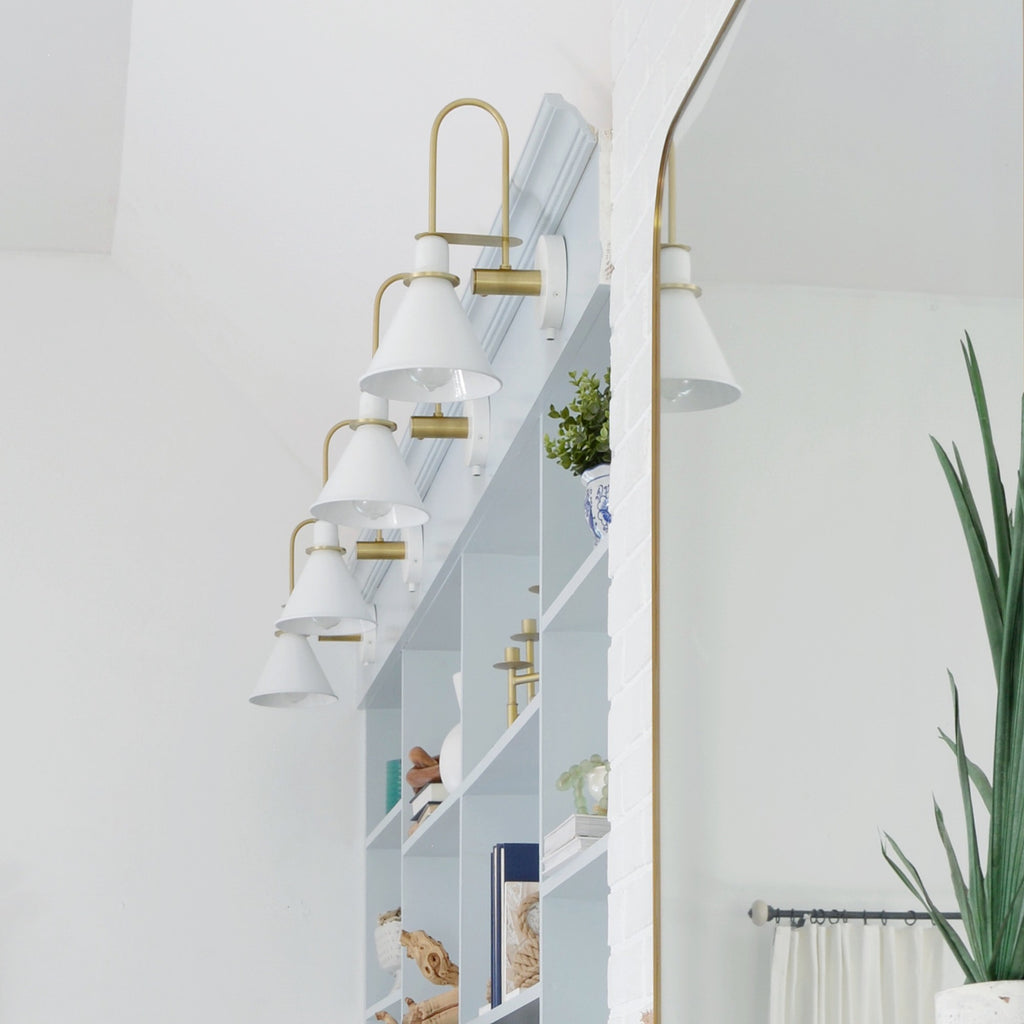 Crystorama Crystorama Medford 1 Light White Sconce