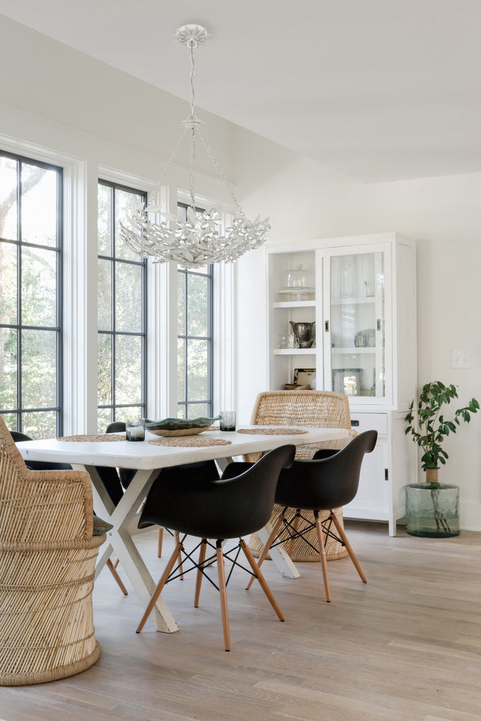 Crystorama Crystorama Marselle 6 Light Matte White Chandelier