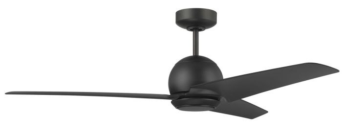 ##Antique Hardware## 52" Nate in Flat Black Finish, Flat Black Blades, Light kit included (Optional), WiFi Control