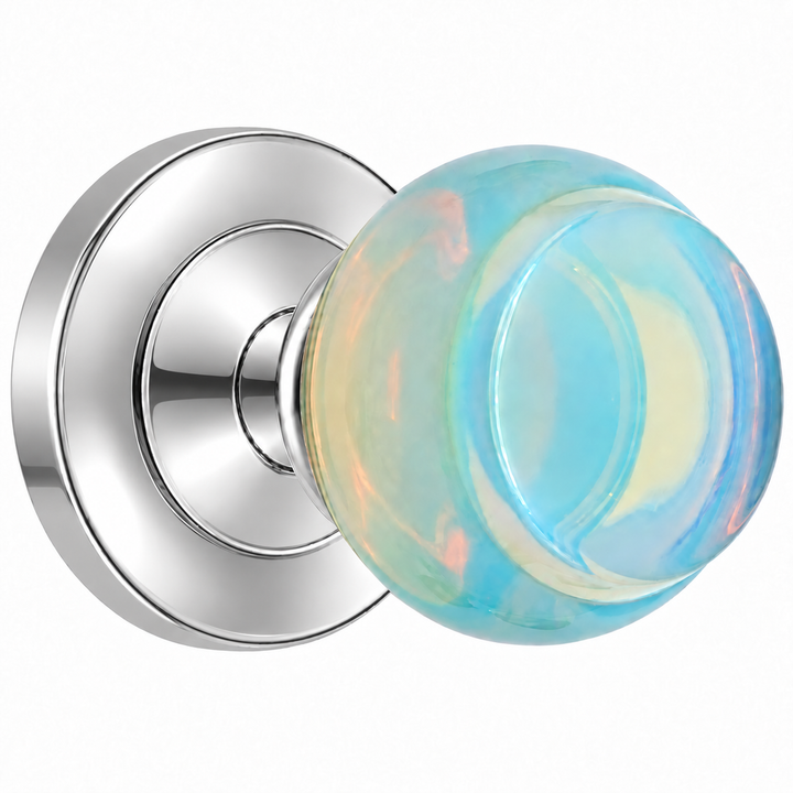 Magnifique® Classic Door Set with Opalite Knobs (Several Finishes Available)