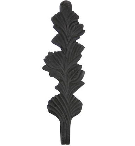 Large Elongated Leaf Style Curtain and Drapery Hold (Several Finishes) COPPER MOUNTAIN HARDWARE