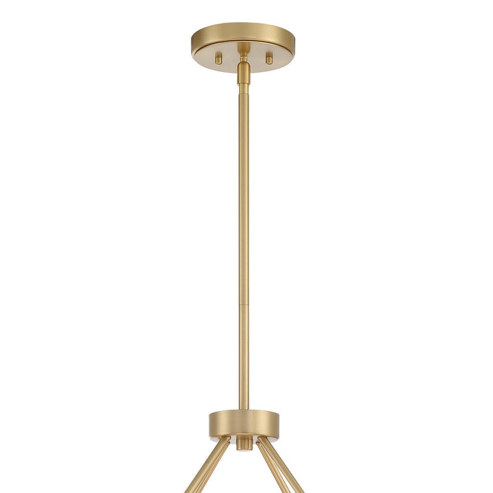 Crystorama Crystorama Orson 8 Light Modern Gold Chandelier