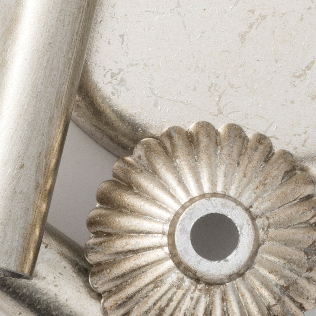 Solaris 4 Light Olde Silver Mini Chandelier Crystorama