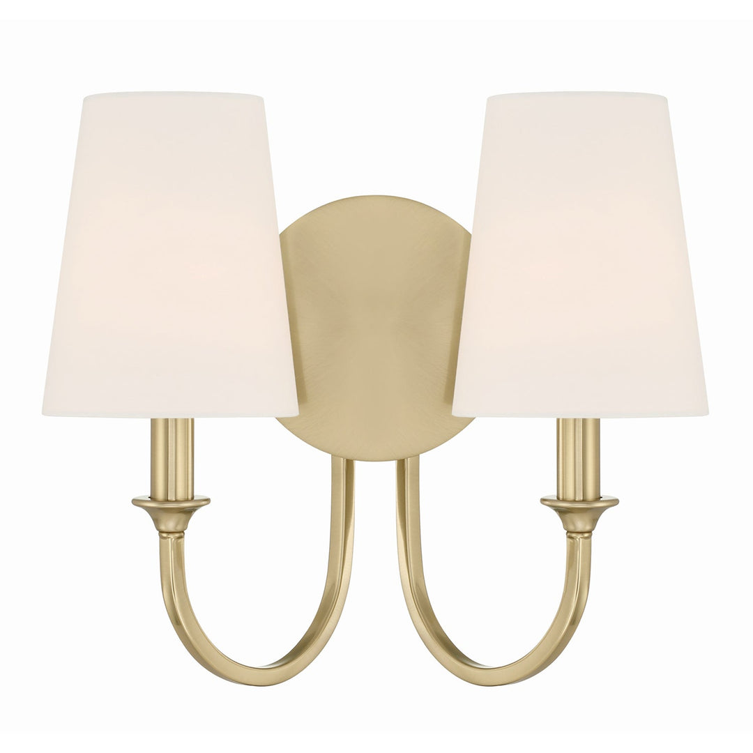 Crystorama Crystorama Payton 2 Light Vibrant Gold Sconce