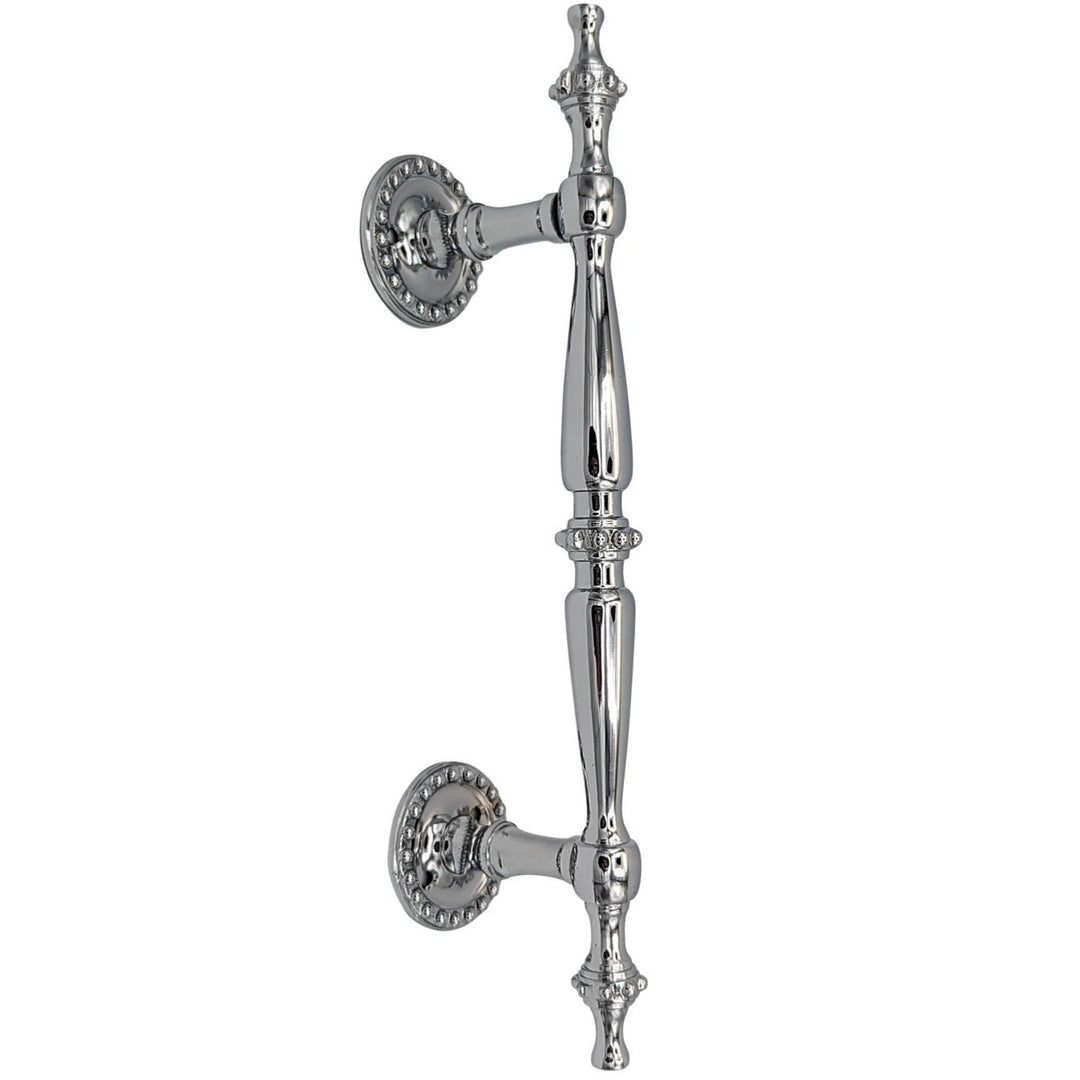 9 3/4 Inch Solid Brass Estate Beaded Handle COPPER MOUNTAIN HARDWARE