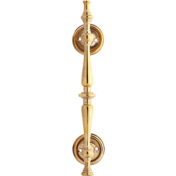 ##Antique Hardware## 9 1/2 Inch Overall (6 Inch C-C) Solid Brass Plain Style Handle (Several Finishes Available)