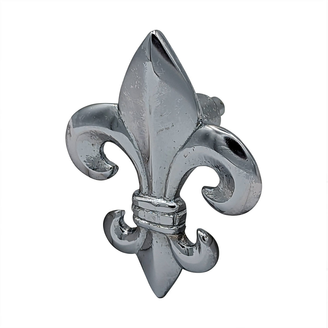 COPPER MOUNTAIN HARDWARE Large Oversized Antique Fleur de Lis Cabinet & Furniture Knob