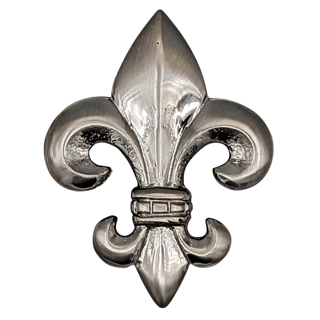 COPPER MOUNTAIN HARDWARE Large Oversized Antique Fleur de Lis Cabinet & Furniture Knob