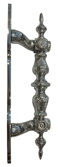 6 1/4 Inch Solid Brass Victorian Style Handle Pull (Polished Chrome Finish) COPPER MOUNTAIN HARDWARE