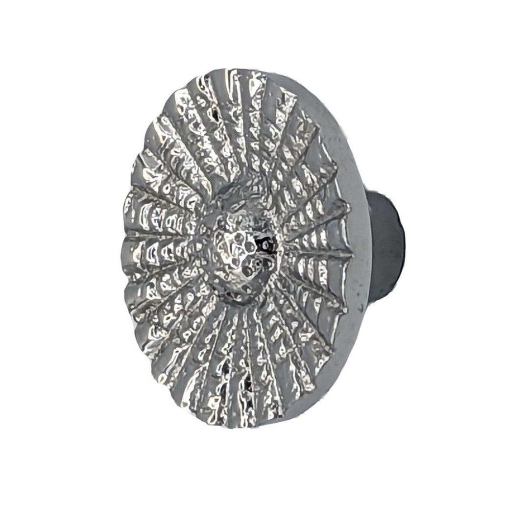 1 Inch Solid Brass Art Deco Style Round Cabinet and Furniture Knob COPPER MOUNTAIN HARDWARE