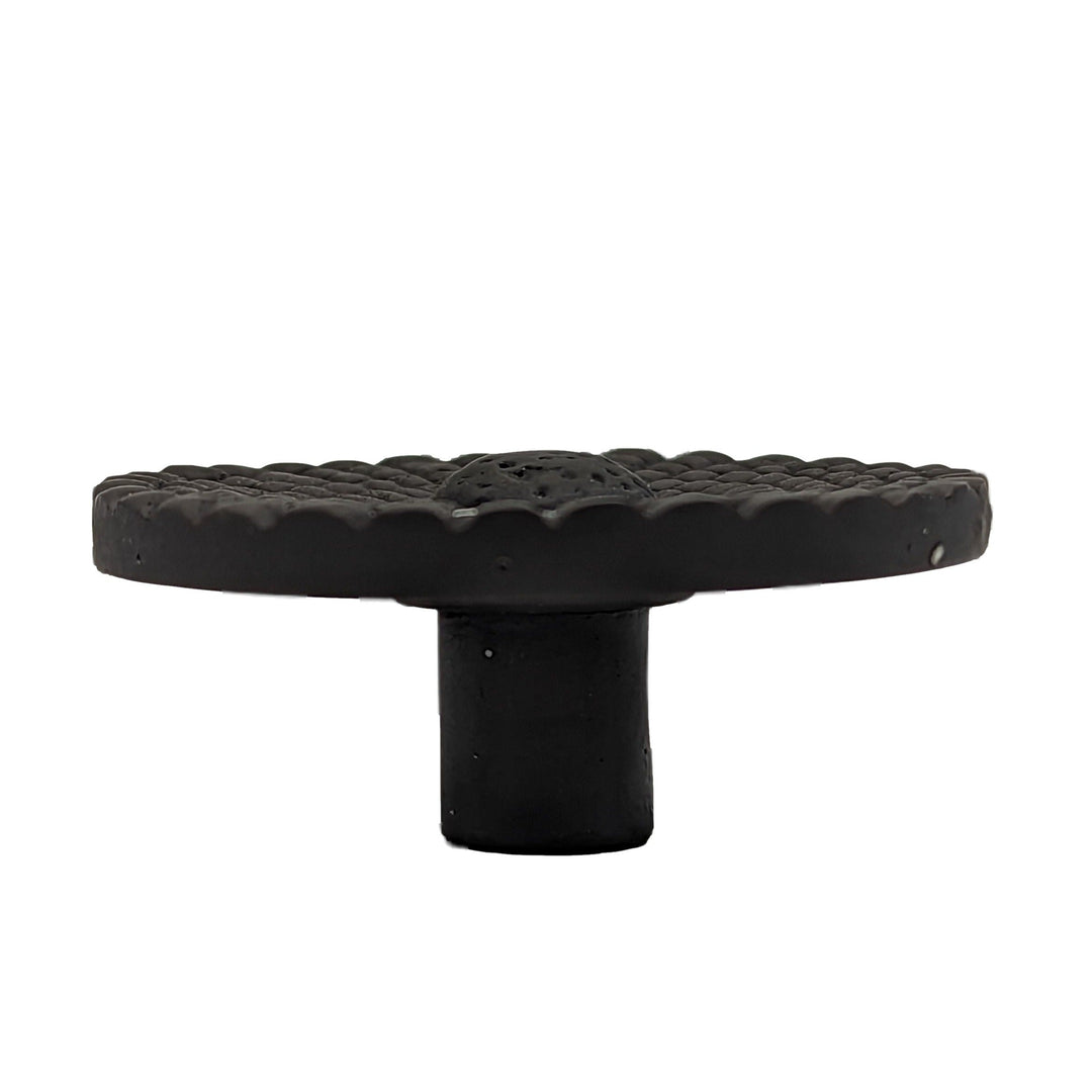 COPPER MOUNTAIN HARDWARE Solid Brass Art Deco Style Round Cabinet & Furniture Knob