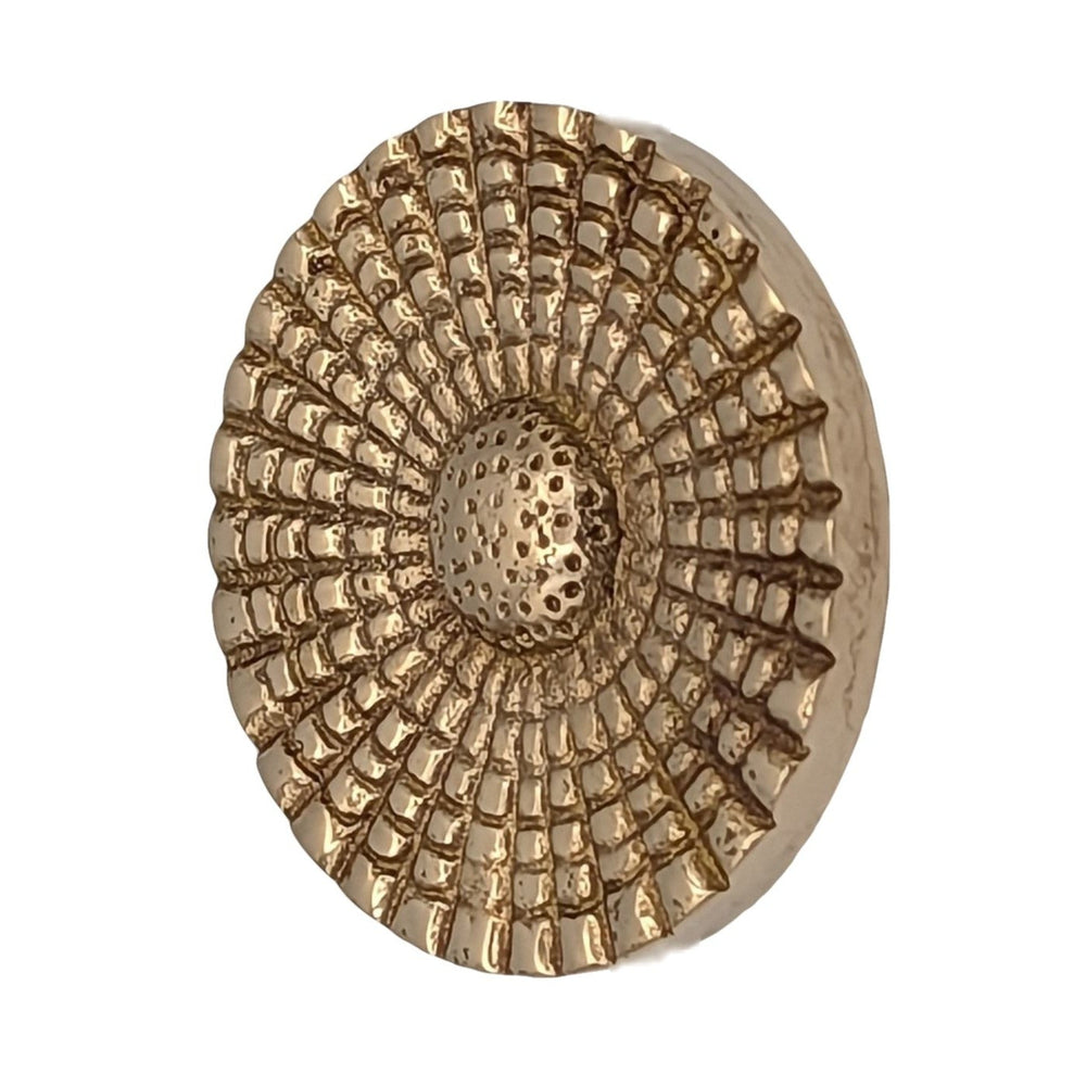 COPPER MOUNTAIN HARDWARE Solid Brass Art Deco Style Round Cabinet & Furniture Knob