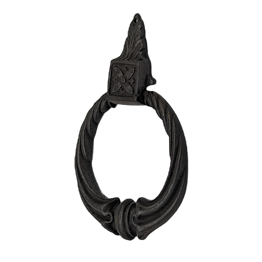 COPPER MOUNTAIN HARDWARE 3 Inch Tall Lost Wax Cast Ring Cabinet & Furniture Pull