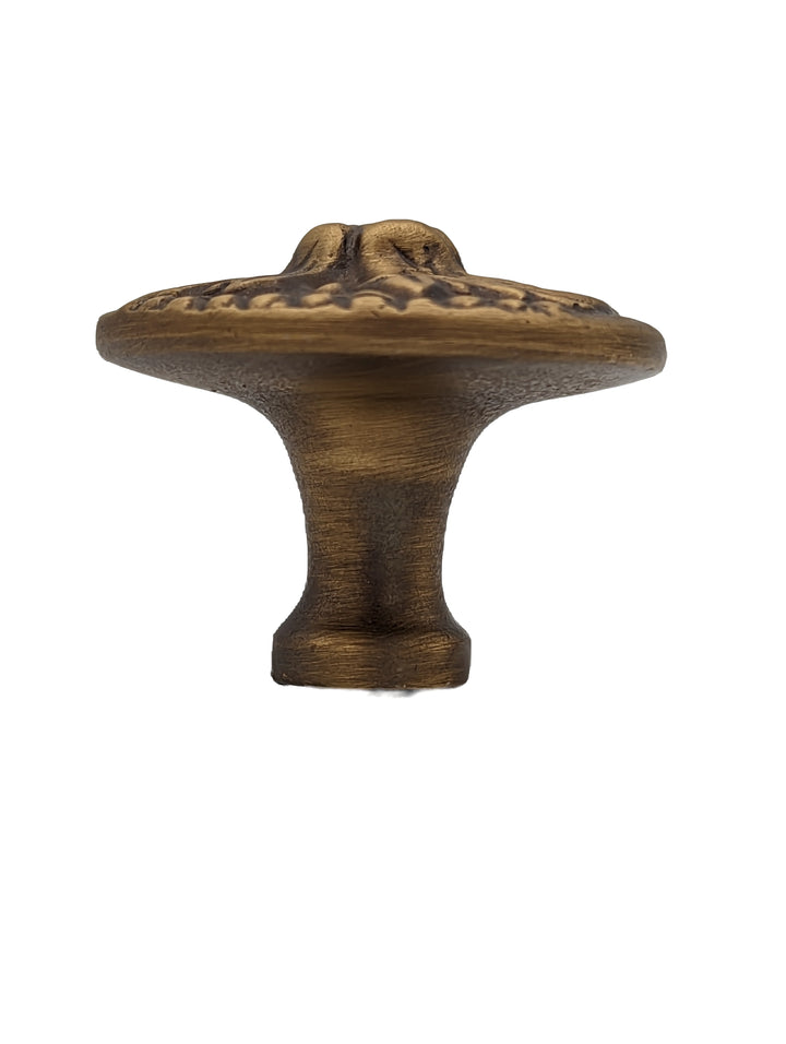 1 1/2 Inch Solid Brass Designer Rococo Cabinet Knob (Several Finishes Available) COPPER MOUNTAIN HARDWARE