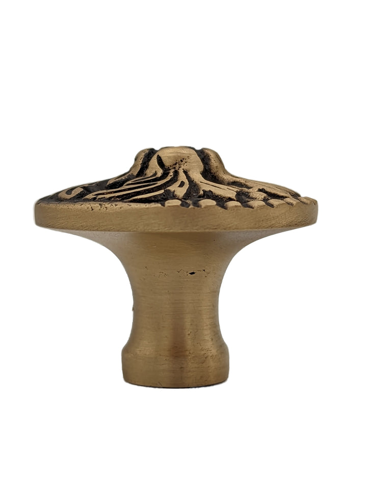 COPPER MOUNTAIN HARDWARE Solid Brass Victorian Rococo Cabinet and Furniture Knob