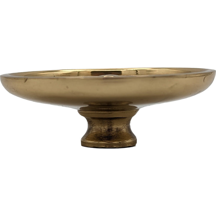 COPPER MOUNTAIN HARDWARE Modern Brass Round Disc Cabinet & Furniture Knob