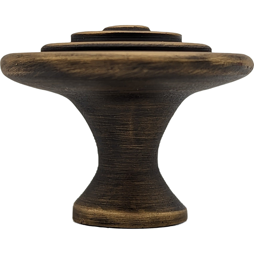 1 1/2 Inch Concentric Circle Cabinet Knob (Several Finishes Available) COPPER MOUNTAIN HARDWARE