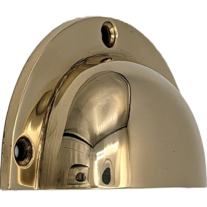 3 1/2 Inch (3 Inch c-c) Solid Brass Traditional Cup Pull COPPER MOUNTAIN HARDWARE