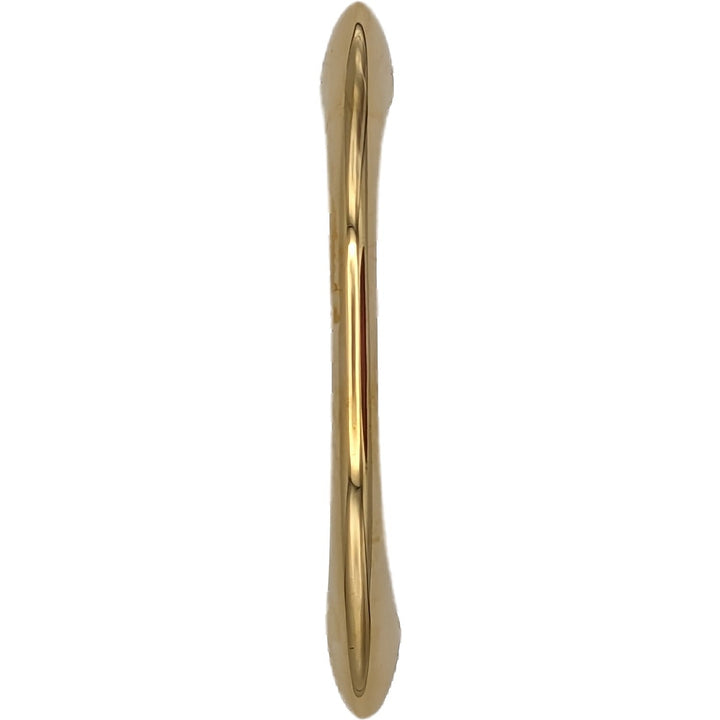5 Inch Overall (4 Inch c-c) Traditional Solid Brass Pull COPPER MOUNTAIN HARDWARE