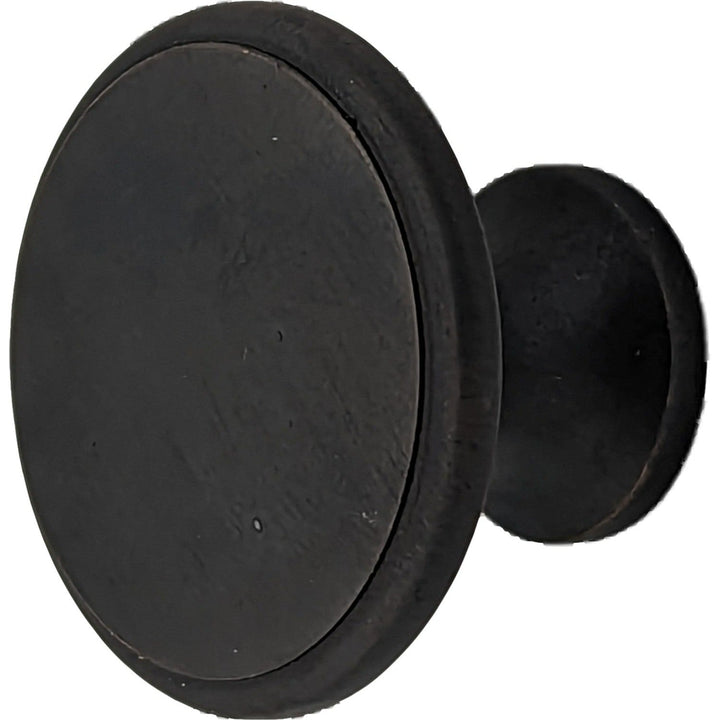 1 1/2 Inch Brass Flat Top Cabinet Knob (Several Finishes Available) COPPER MOUNTAIN HARDWARE