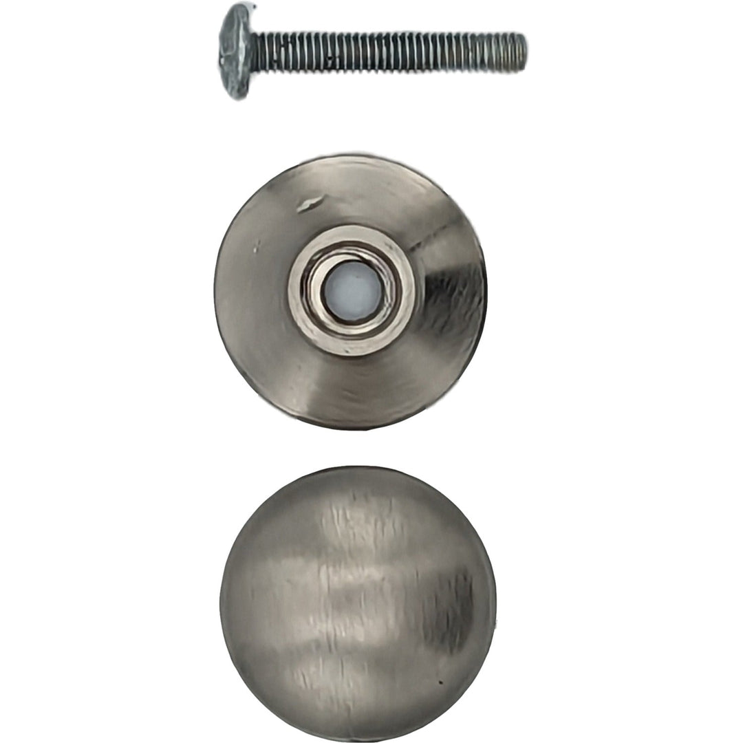 1 Inch Traditional Solid Brass Round Cabinet & Furniture Knob COPPER MOUNTAIN HARDWARE