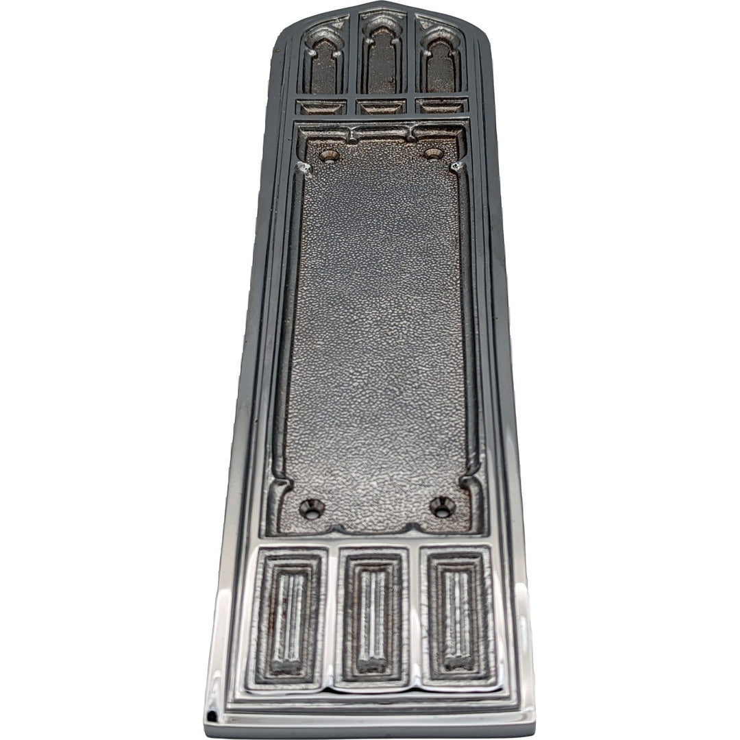12 1/4 Inch Gothic Push Plate COPPER MOUNTAIN HARDWARE