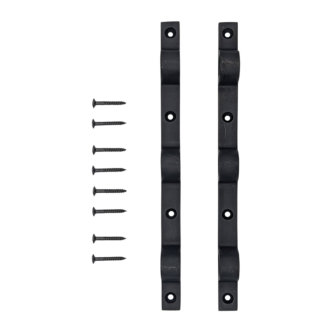 36 Inch Solid Brass Triple Push Bar (Black Bronze Finish) COPPER MOUNTAIN HARDWARE