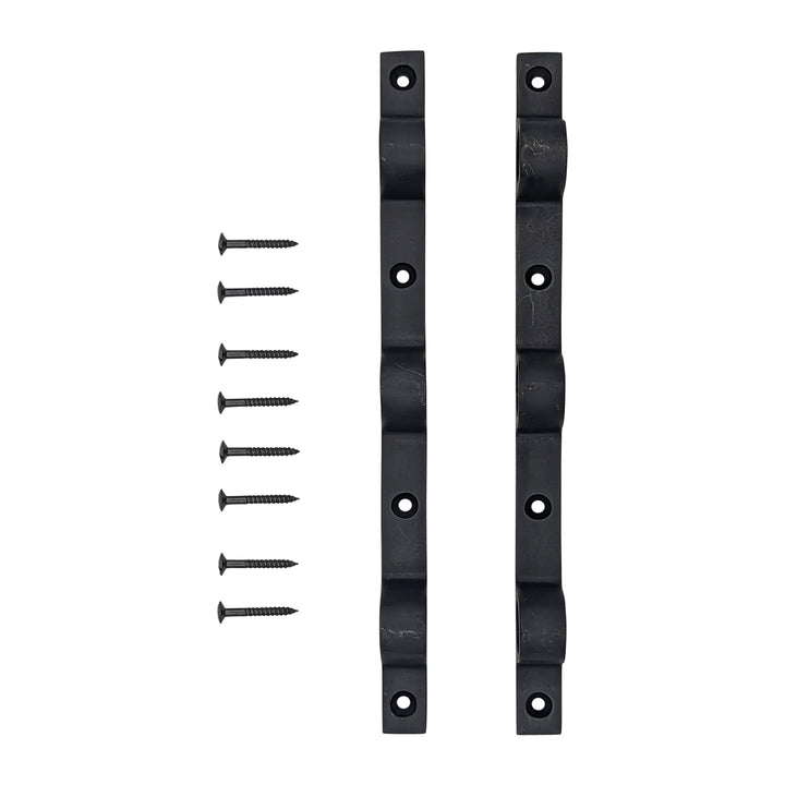 36 Inch Solid Brass Triple Push Bar (Black Bronze Finish) COPPER MOUNTAIN HARDWARE