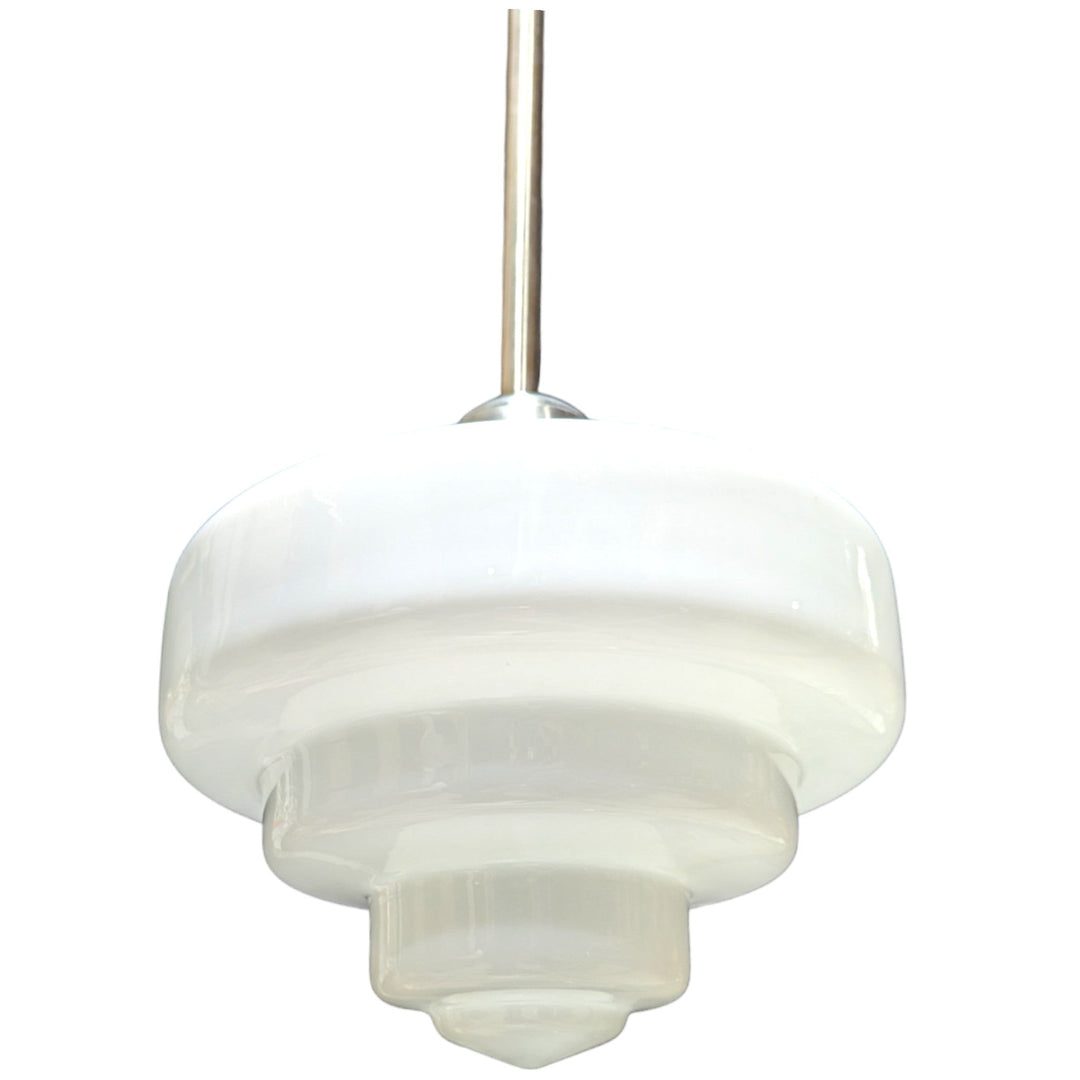 34 1/2 Inch Manhattan Skyscraper Nouveau Style Bar Light (Satin Nickel Finish) COPPER MOUNTAIN HARDWARE