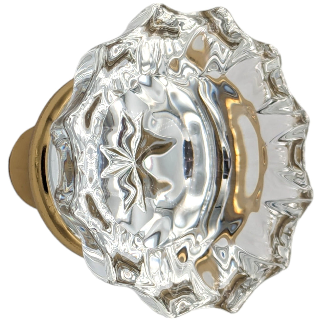 Fluted Crystal Spare Knob Set (Several Finishes Available) COPPER MOUNTAIN HARDWARE