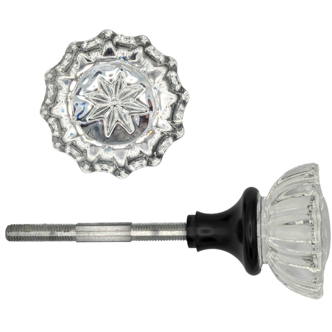 Fluted Crystal Spare Knob Set (Several Finishes Available) COPPER MOUNTAIN HARDWARE