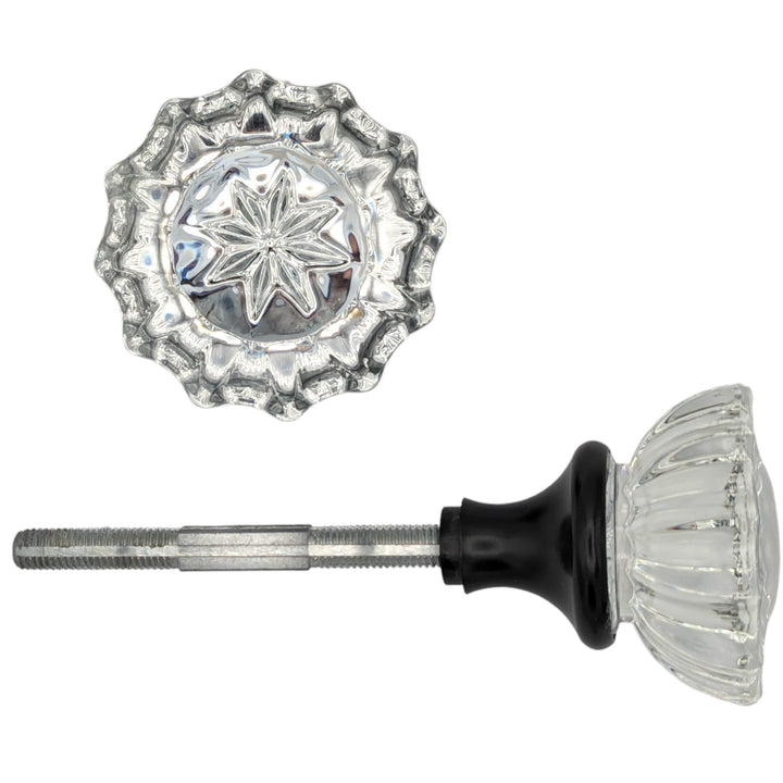 Fluted Crystal Spare Knob Set (Several Finishes Available) COPPER MOUNTAIN HARDWARE