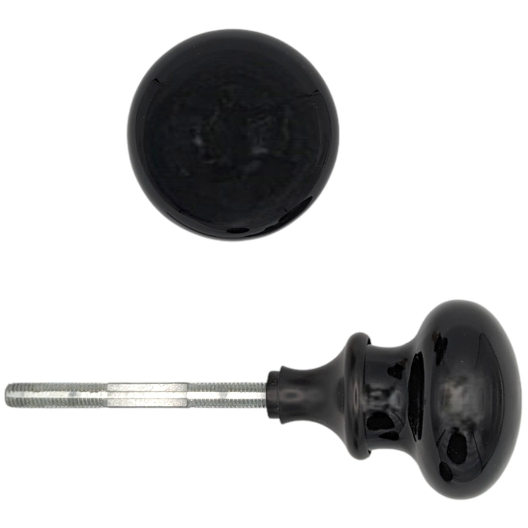 Black Porcelain Spare Knob Set (Several Finishes Available) COPPER MOUNTAIN HARDWARE