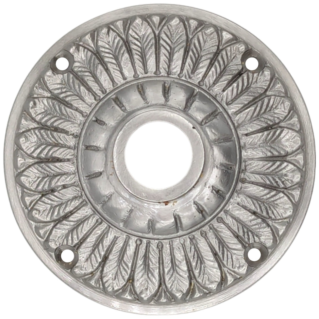 Feather Style Solid Brass Rosettes (Several Finishes Available) COPPER MOUNTAIN HARDWARE