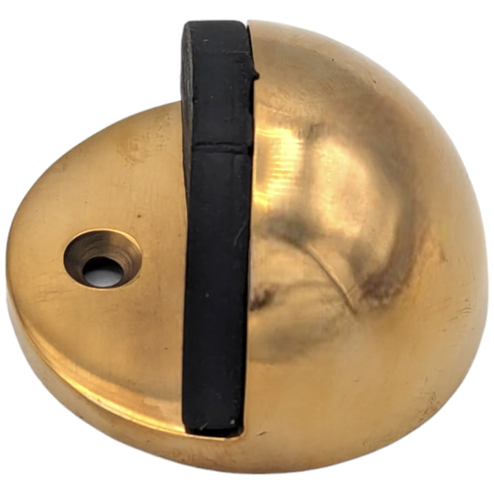 Low Profile Brass Floor Mounted Door Stop (Several Finishes Available) COPPER MOUNTAIN HARDWARE