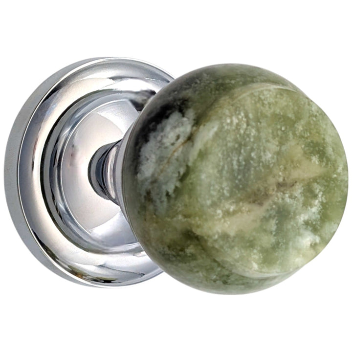  Magnifique™ Classic Door Set with Green Jade Knobs (Several Finishes Available)