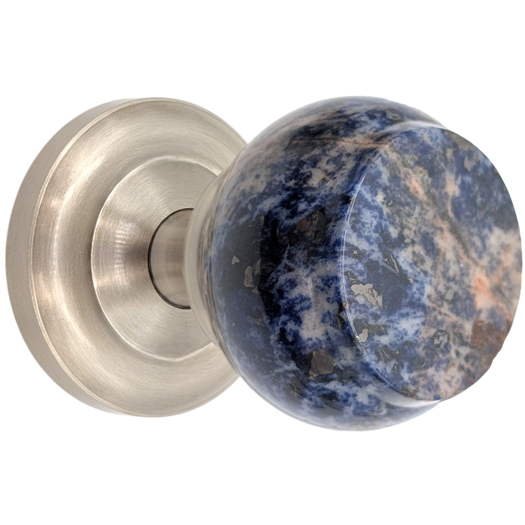 Magnifique® Classic Door Set with Royal Blue Knobs (Several Finishes Available)