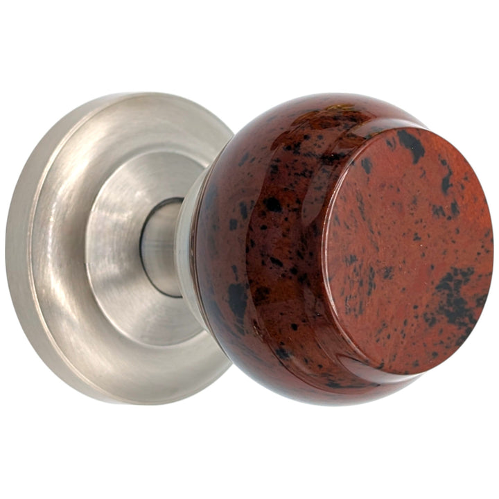  Magnifique™ Classic Door Set with Mahogany Obsidian Knobs (Several Finishes Available)