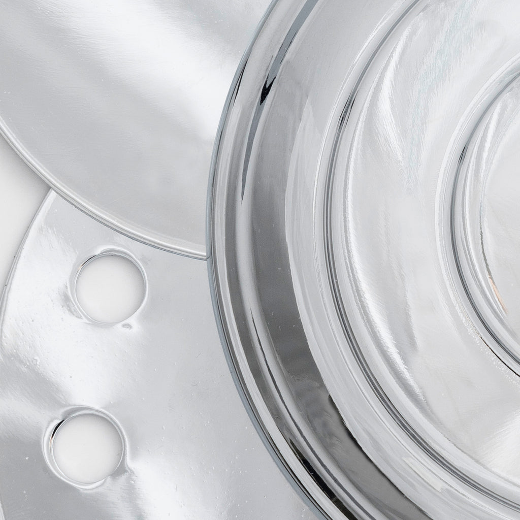 Crystorama Crystorama Crystorama 4 Light Clear Hand Cut Polished Chrome Flush Mount