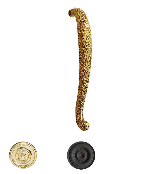 12 1/4 Inch Solid Brass Craftsman Style Door Pull COPPER MOUNTAIN HARDWARE