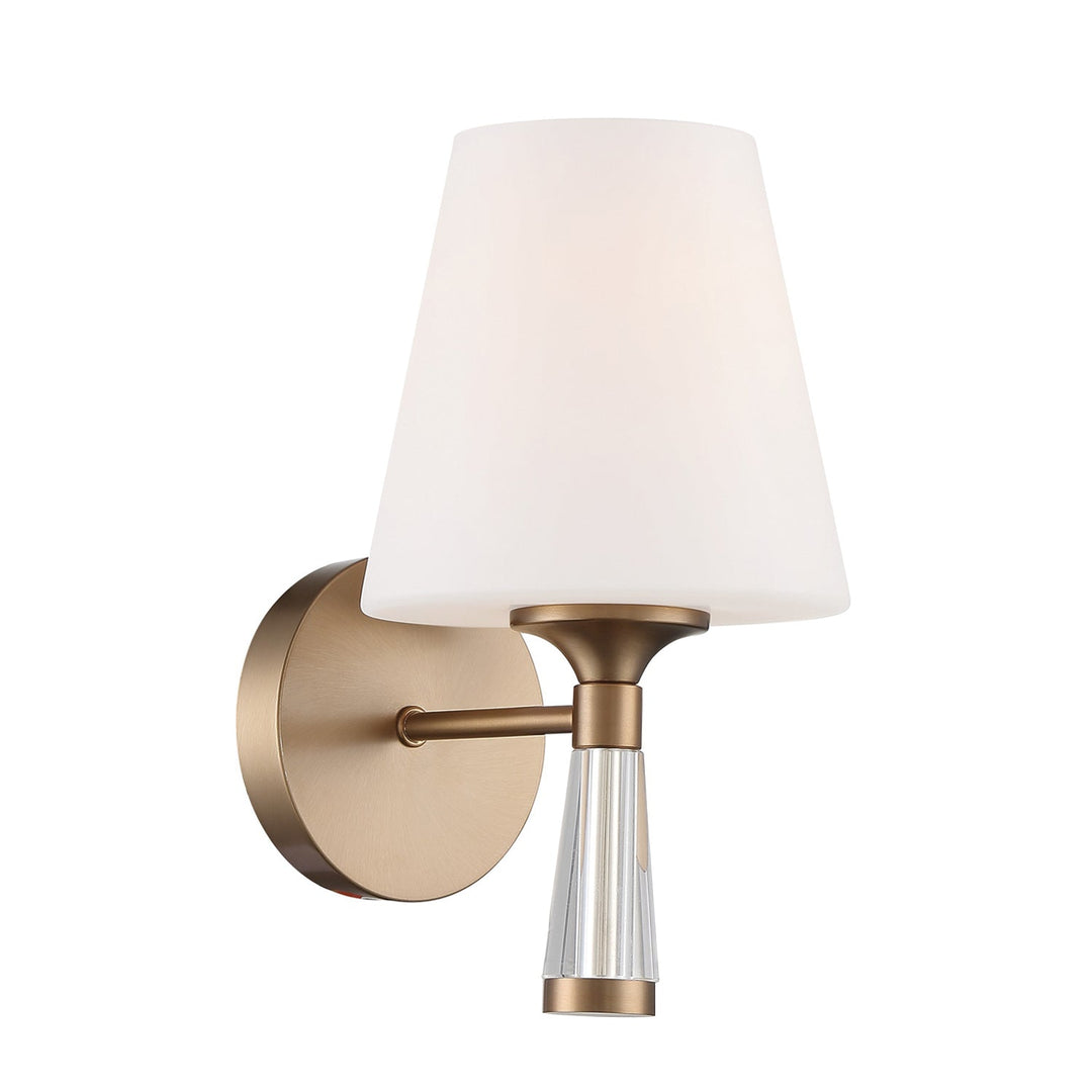 Crystorama Crystorama Ramsey 1 Light Vibrant Gold Sconce