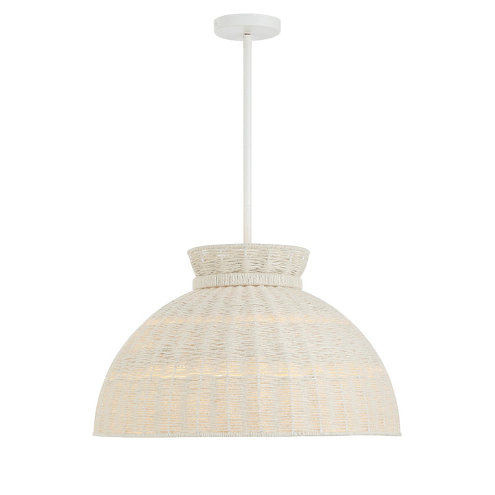 Crystorama Crystorama Reese 4 Light Matte White Chandelier