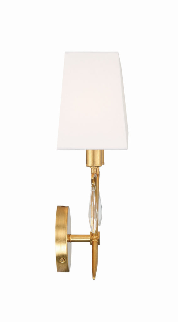 Crystorama Crystorama Rollins 2 Light Antique Gold Sconce